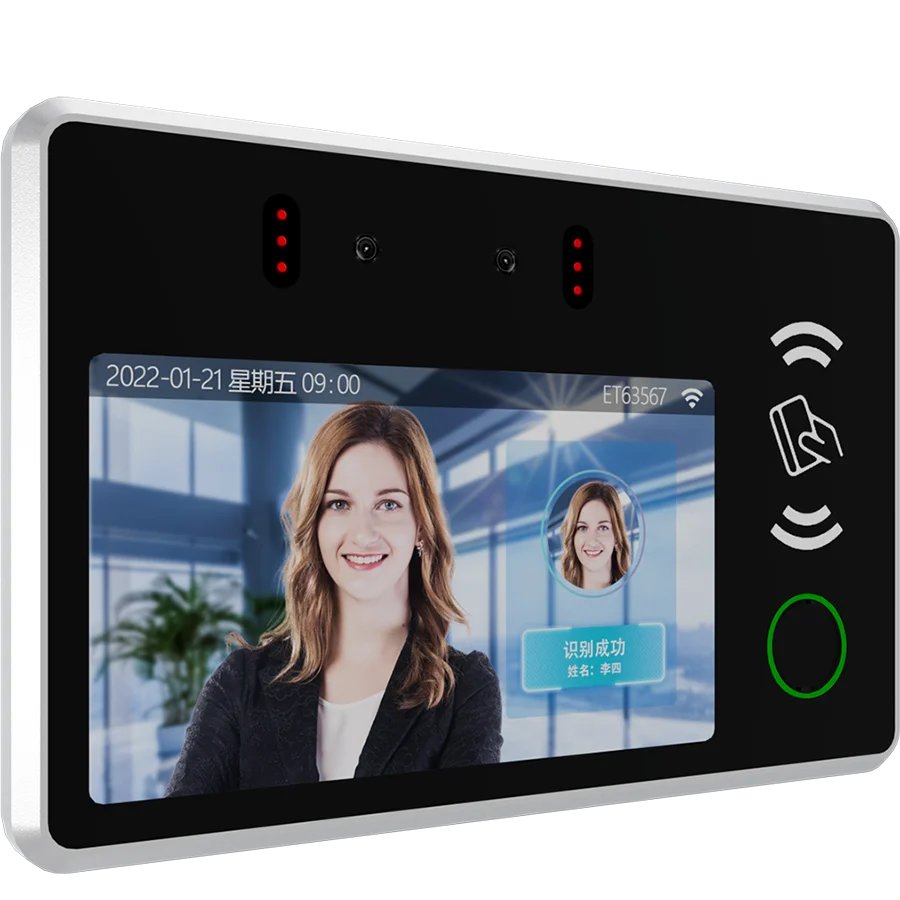 User Friendly Arabic Language Support High Security Smart Multi Biometric Fingerprint Access Control Time Attendance System