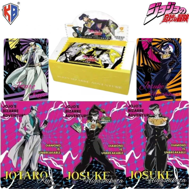 tarjetas-oficiales-originales-de-la-serie-diamante-de-jojo's-bizarre-adventure-mercancia-de-anime-tarjetas-coleccionables-regalos-navidenos