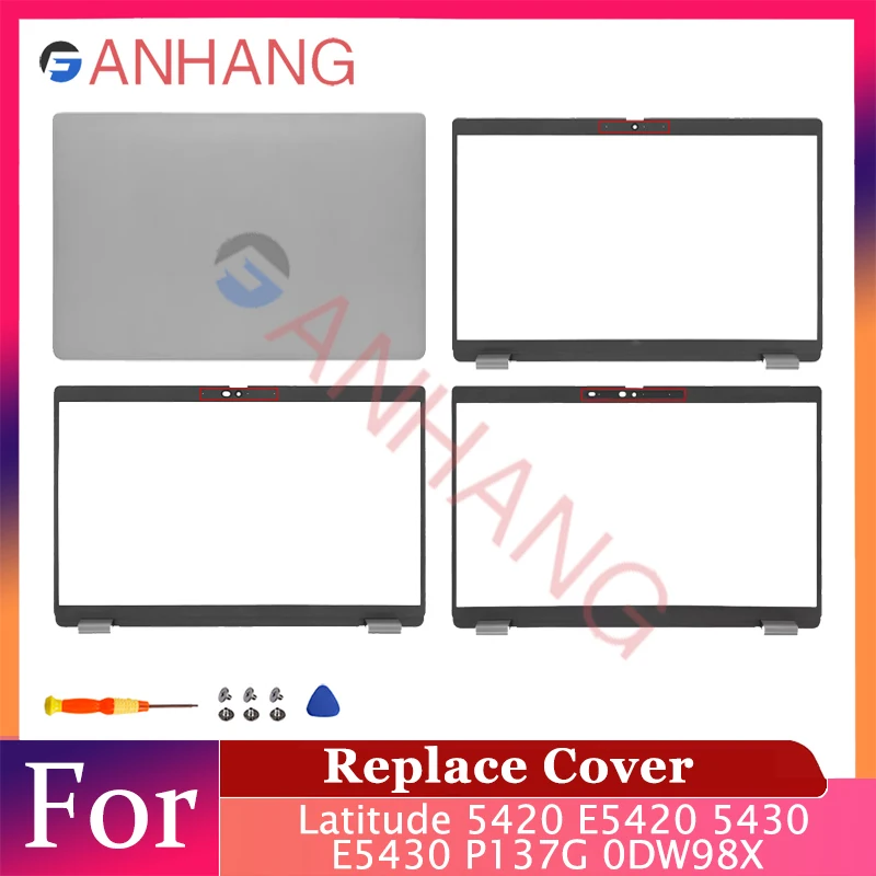 

New Laptop Case For Latitude 5420 E5420 5430 E5430 14" LCD Back Cover Front Bezel Palmrest Bottom Case 0DW98X 063DTN A20697