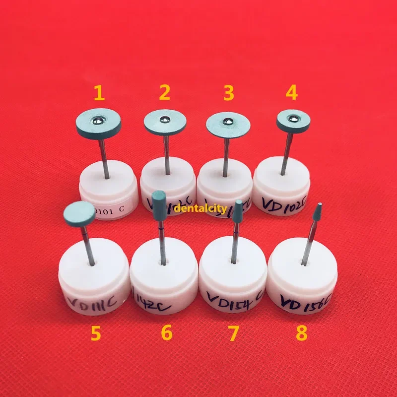 2.35mm Dental Lab Diamond Material Ceramic Grinder For Zirconia and full ceramic crowns polisher quick polishing