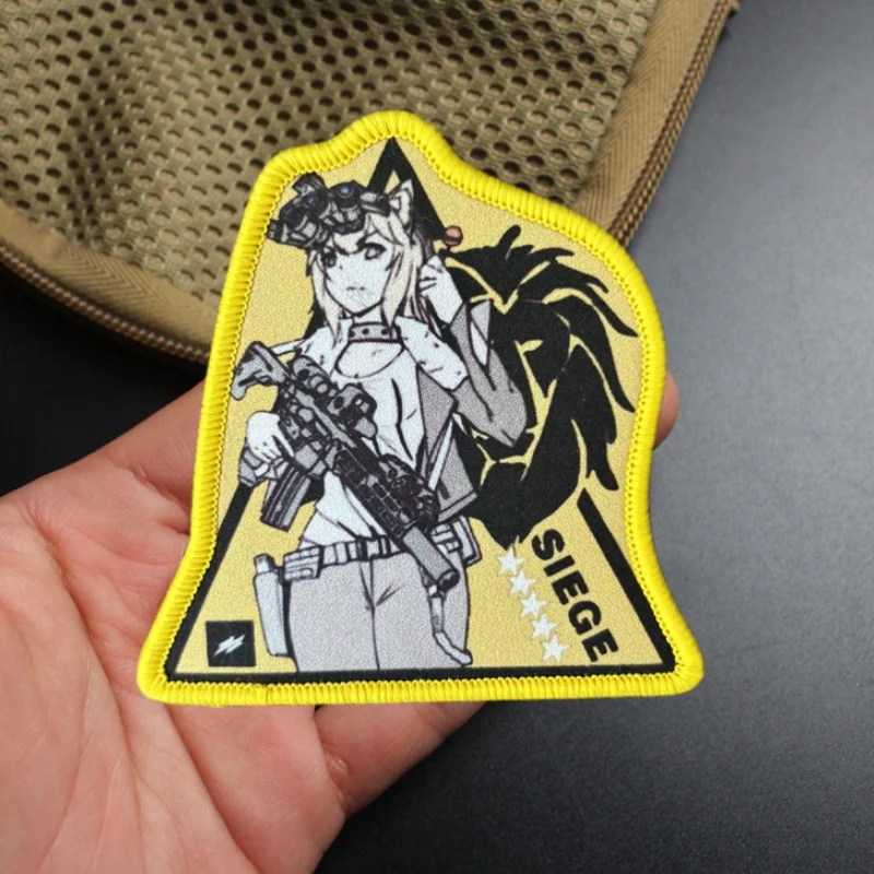 

Anime Patch on Clothes Tactical Morale Badge Hook Loop Military Patches Backpack Sticker Print Armband