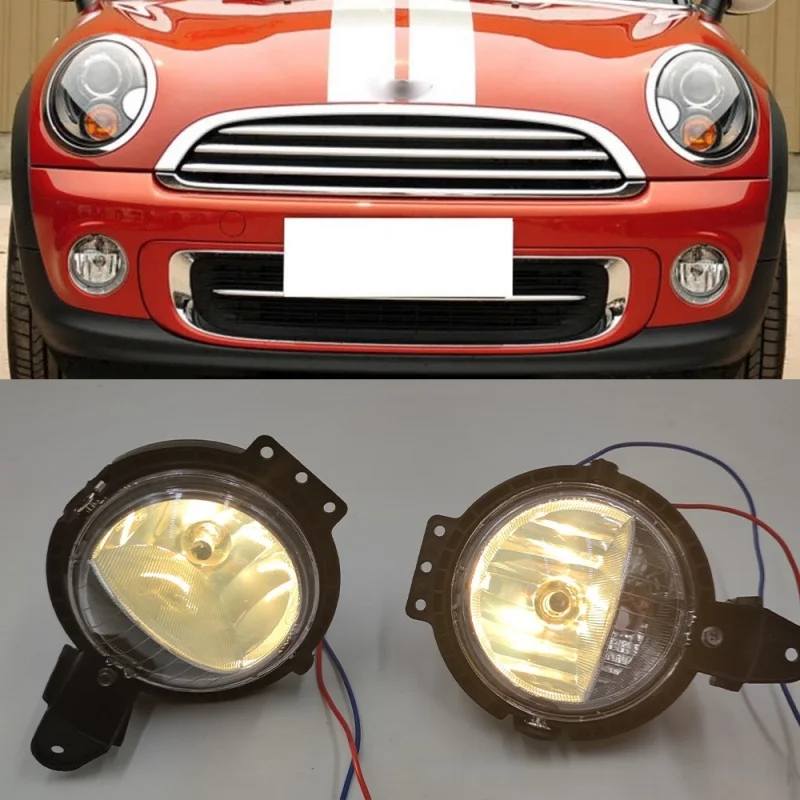 

For BMW MINI Cooper R55 R56 R57 For MINI Clubman Replacement Spare Parts Durable 63172751295 Front Bumper Fog Light Halogen Lamp