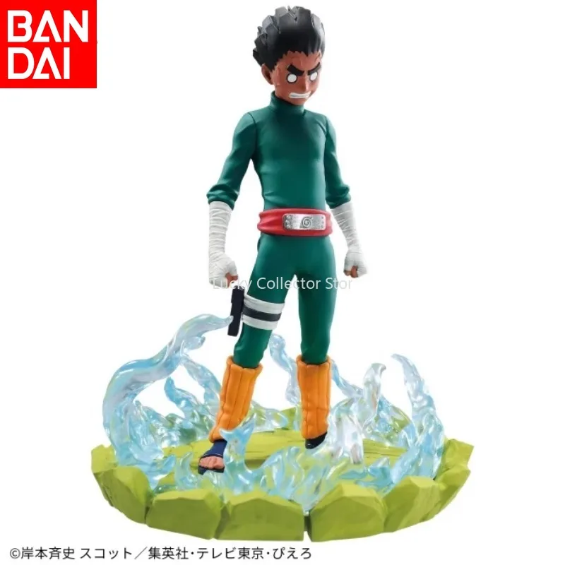 Bandai 100% Genuine Naruto Memorable Saga Nara Shikamaru Rock Lee PVC Doll Toy Children's Gift Collection Model Ready in Stock