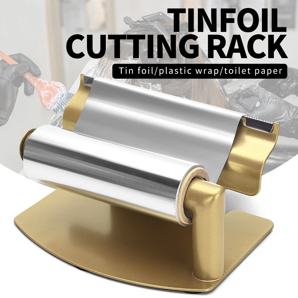 Hair Salon Specific Tin Foil  Dispenser Metal Cutting Tool Tin Foil Cutter Precise Durable  Barber  Accessories Tools