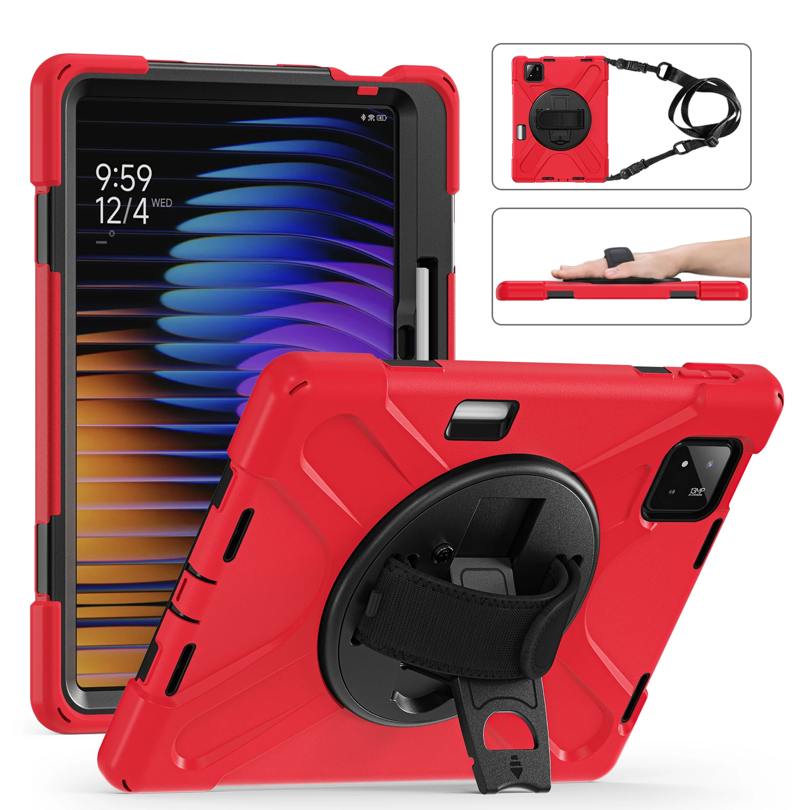 For Xiaomi Pad 7/7Pro 11.2 inch Case Full Protection Cover for Xiaomi Pad 6/6Pro Tablet 5/5Pro Build in Stand Handheld Portable