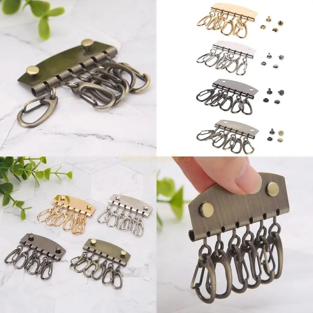 

X90D DIY Lobster Clasps Clips Bag for Key Ring Hook Keychain Purse Wallet Accessories