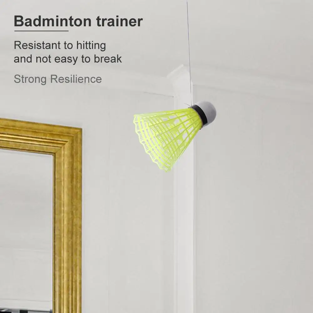 

1 Set Accompanying Practice Traininer Badminton Rebound Spin Self Training Badminton Storage Batting Self Training Shuttlecock