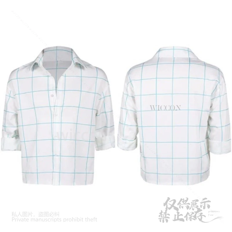 진우 아비 코스프레 의상 셔츠 사자 데몬스 보이즈 헌터스 데일리룩 섹시 남성 반팔 탑 할로윈 롤플레잉 파티복