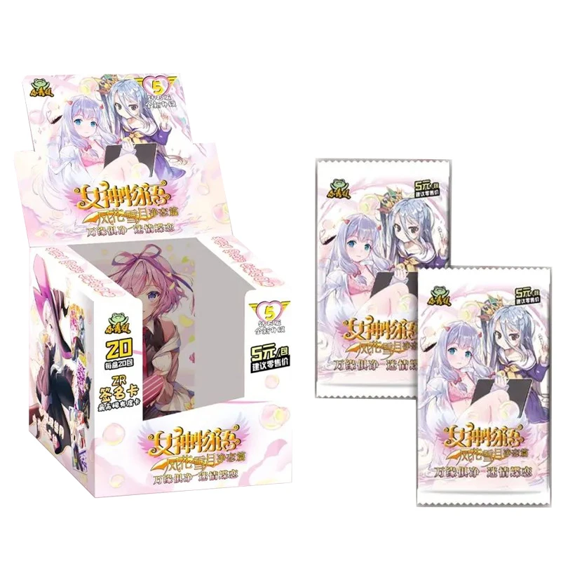 Goddess Story Card Anime Games Collectible Girl Party Swimsuit Bikini Fate Feast Promo Booster Box Doujin Toys And Hobbies Gift