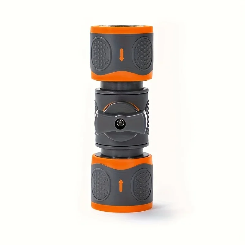 

Двустороннее быстроразъемное соединение из 1 шт. с запорным клапаном — универсальный адаптер садового шланга для распылителей и полива