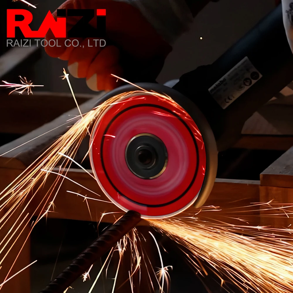 Raizi 75/115/125 MM Diamond Cutting Wheel For Metal Cut Off Wheel On Rebar Steel Iron INOX Diamond Metal Cut Disc Blade