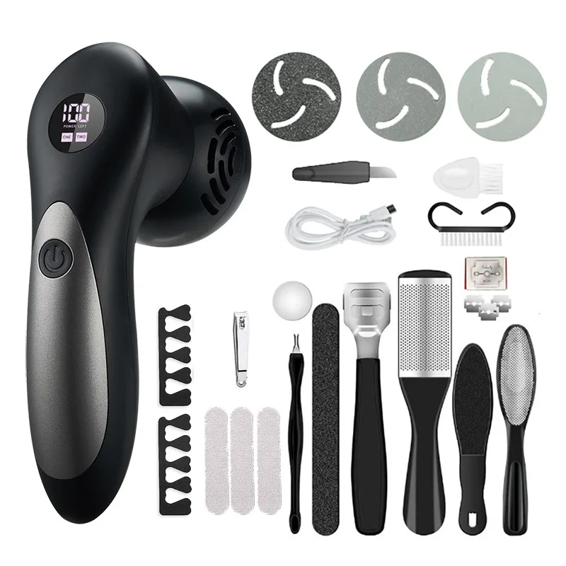Professional Electric Foot Grinder Callus Remover New USB Rechargeable Pedicure File Hard Dead Skin Scrubber