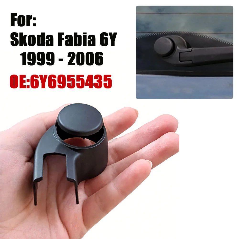 

Car Rear Windshield Wiper Arm Cap Nozzle Screw Cover Auto Accessories for Skoda Fabia 6Y Hatchback Estate 1999 - 2006 6Y6955435