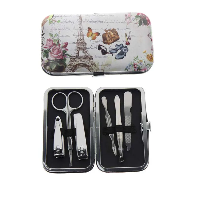 6 In 1 Vrouwen Meisje Perfecte Franse Manicure Tools Set Kit Voor Populaire Feestdagen Kerstcadeau