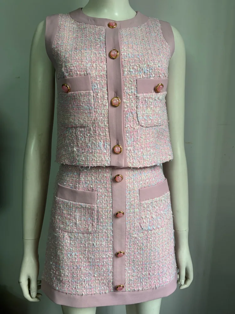 

3pcs/pack Wholesale Drop Shipping Newest High Quality French Fashion Women 2 Piece Sets