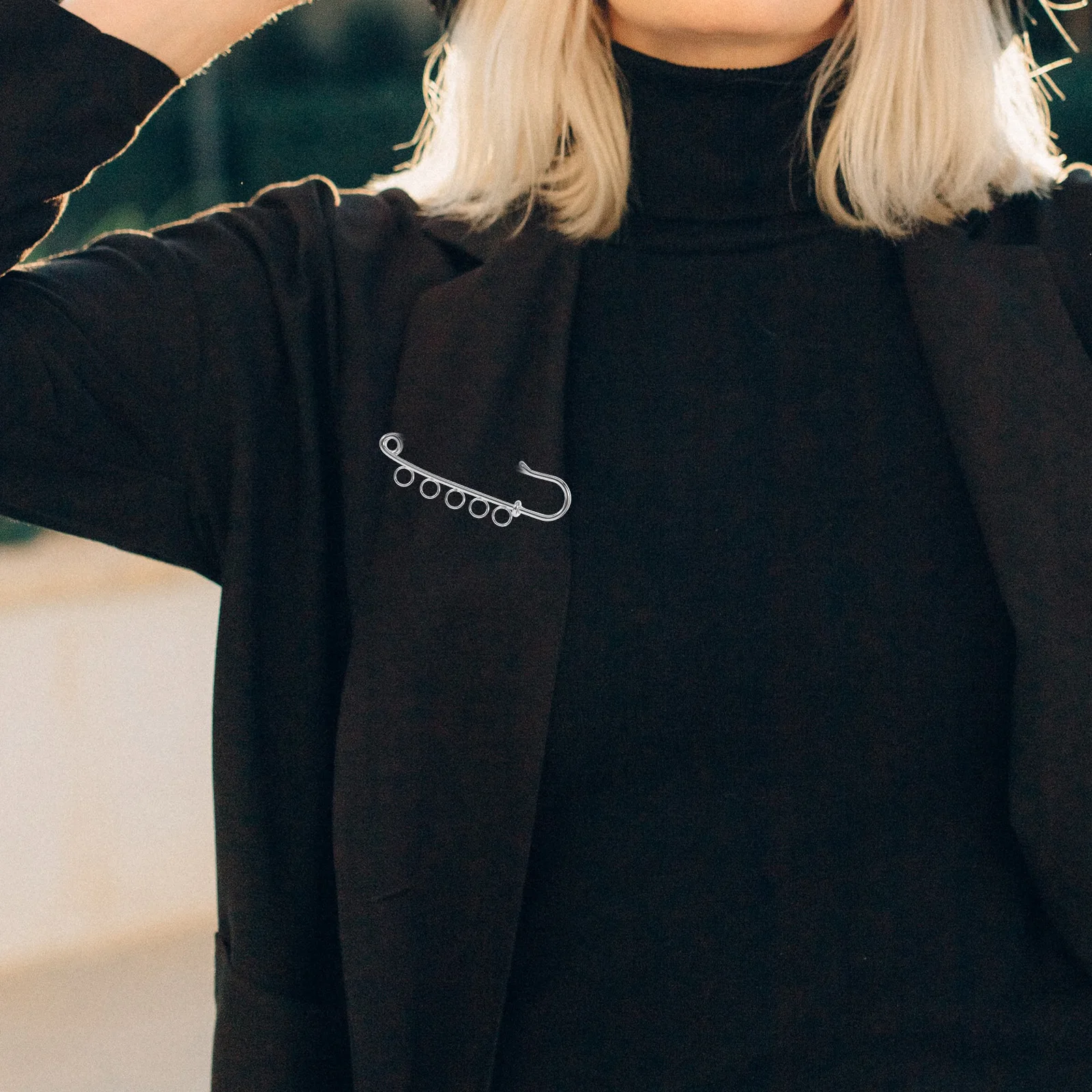 

10 Pcs Safety Pin Sweater Jewelry Clothing Fixed Pins Cardigan Clip Skirt Clips Alloy Diy Brooch