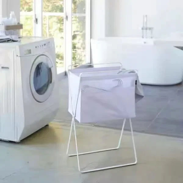 Bathroom laundry basket, foldable household clothes storage