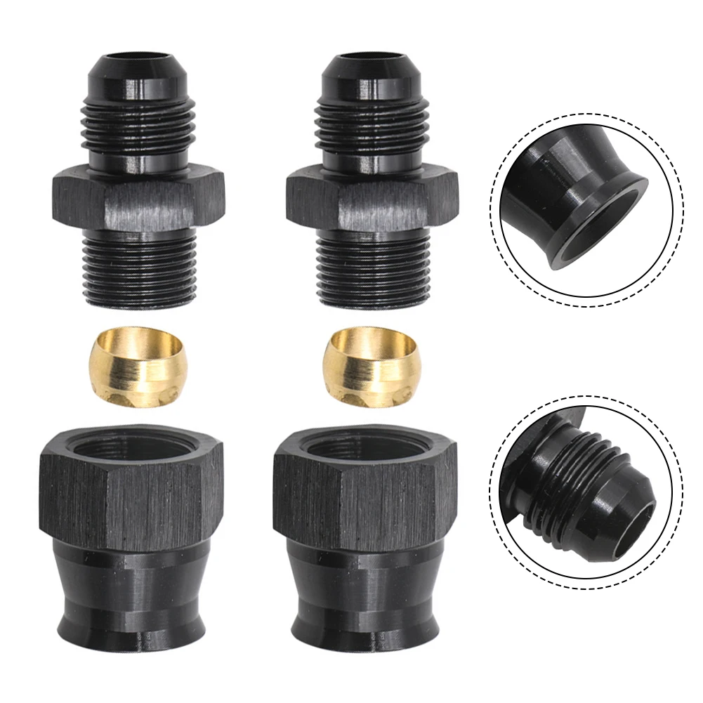516 Inch Rotating For AN6 Fuel Adapter Hose Connector Fitting Suitable for Automotive Fuel Systems Installation