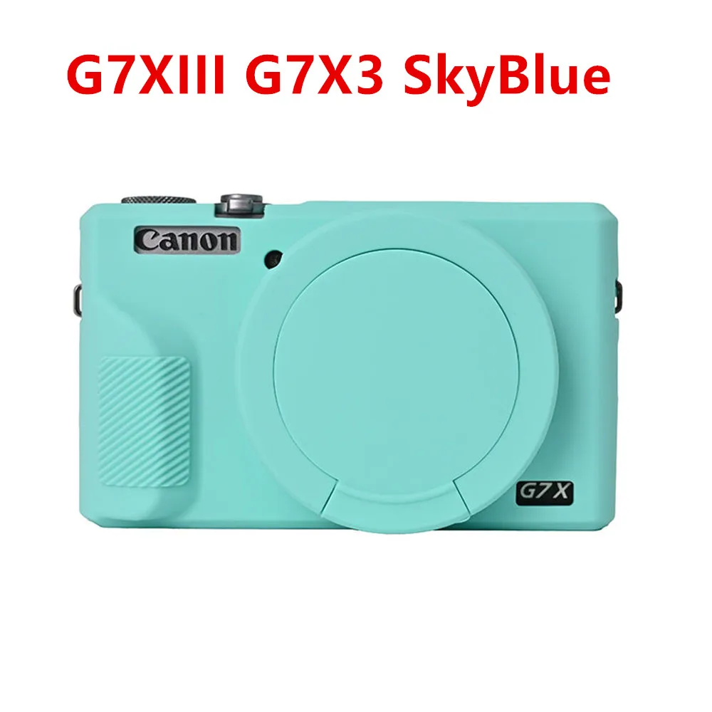 Soft Rubber Silicone Case for Canon PowerShot G7X Mark II III