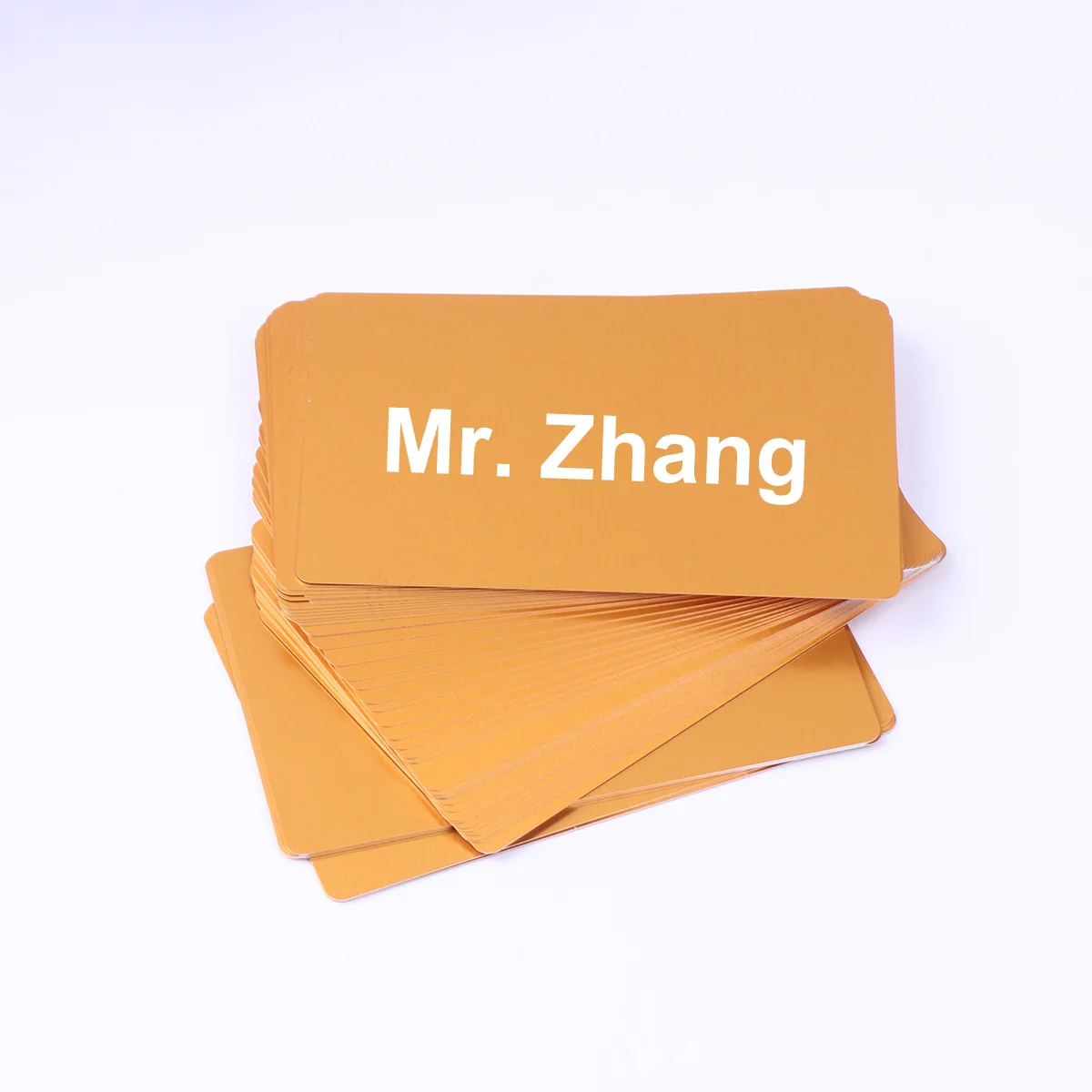 

50Pcs Colored Thin Aluminum Business Blank Cards for Cnc Machine Engraving Flexible DIY Credit Name Card Business Card