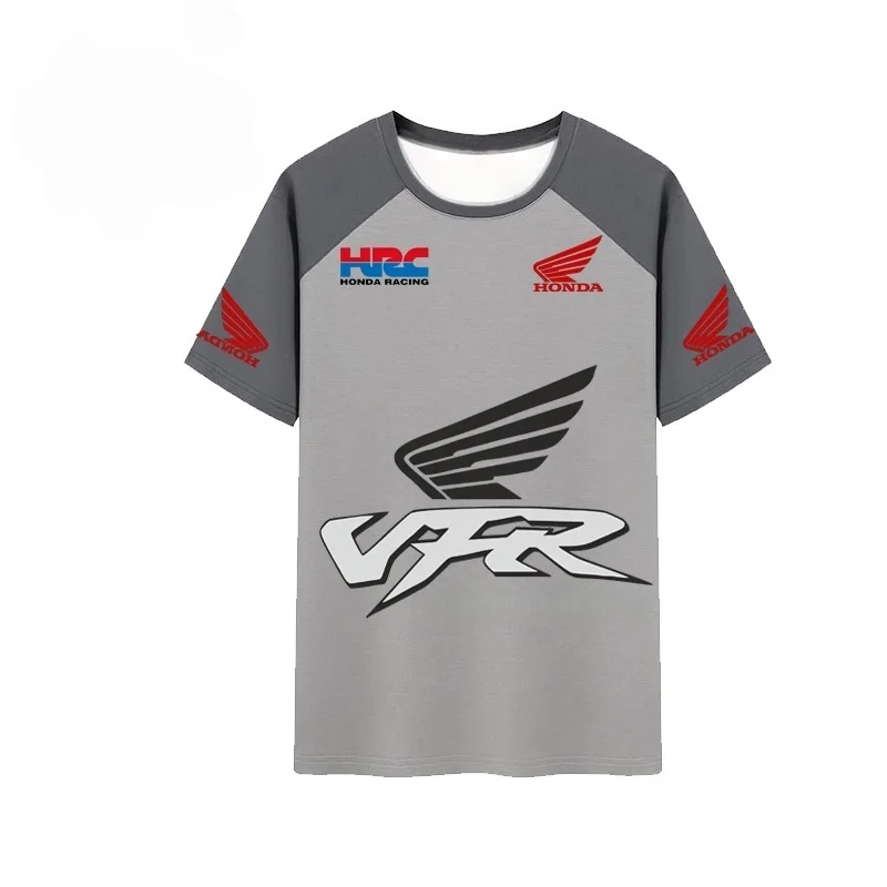 

Summer 2025 Men's and Women's Morning Run Couple T-shirts and Shirts HONDA Motorcycle Brand Couple T Shirts Roupa Motociclista