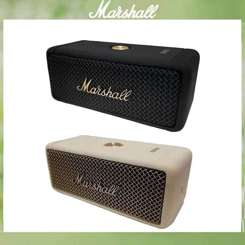 Original Marshall EMBERTON Wireless Bluetooth Speaker Waterproof Stereo Bass Outdoor Charging Headset Second Generation Audio