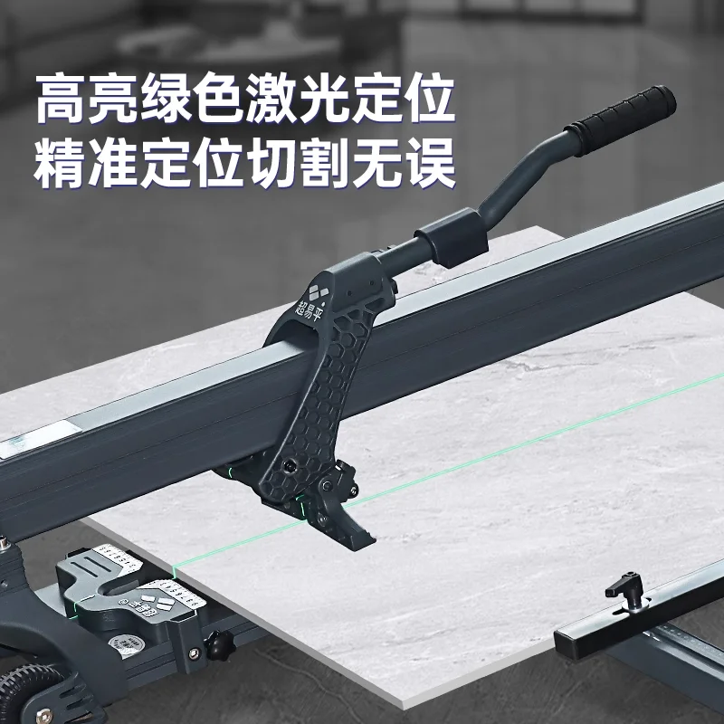 Producto - Máquina cortadora manual de azulejos Cuchillo de empuje manual de alta precisión Losa de roca Azulejo de piso Cuchillo push-pull de pista de losa grande