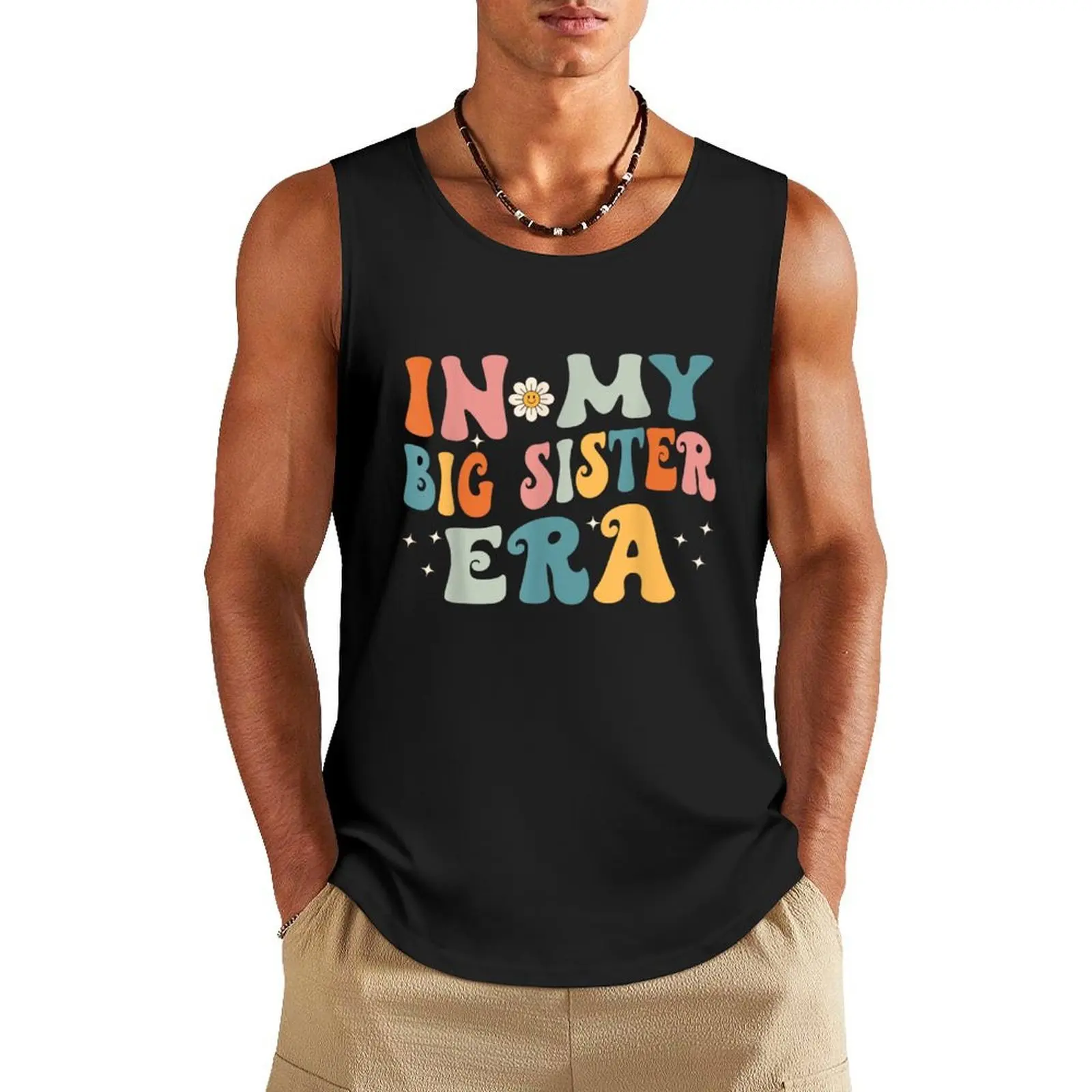 

In My Big Sister Era Shirt For Daughter, Gift For Kids Tank Top Men's gym Men's gym t-shirts Men's summer clothes muscle t-shirt