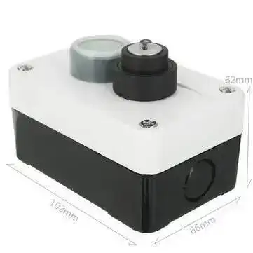 Picture 6: 2P Push Button Switch With Keys Wired ABS Waterproof Box Screws Installation For Automatic Gate Opener