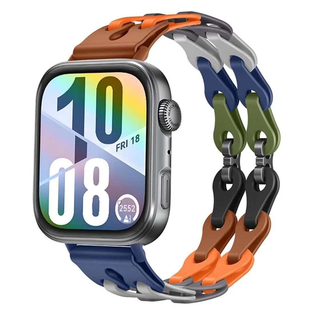 Силиконовый ремешок-цепочка для Huawei Fit 4/4 Pro, браслет, регулируемый ремешок для Huawei Fit 3 2 1, сменный ремешок для часов