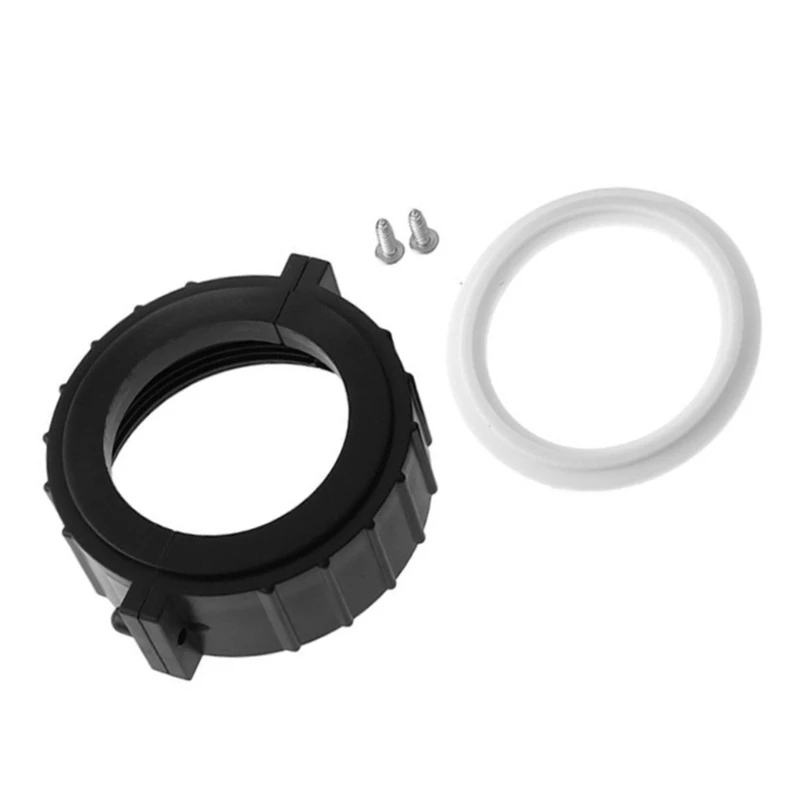 Split Nut For Heaters Pipe ABS Flanges With Screws Gaskets Spa Accessory JOME