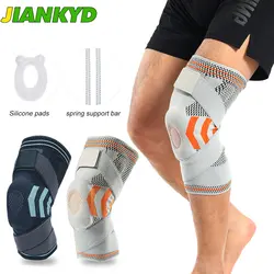 Sports Knee Pads Support Bandage Braces Elastic Nylon Sport Men's Compression Knee Sleeve for Knee Pain Arthritis, Meniscus Tear