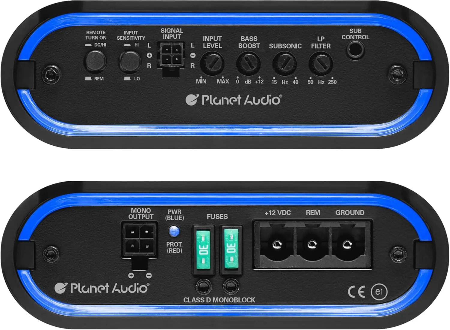 MB2000.1D مضخم صوت أحادي الكتلة من الفئة D، 2000 وات، 1 أوم ثابت، موسفيت، لمكبرات الصوت ومكبرات الصوت