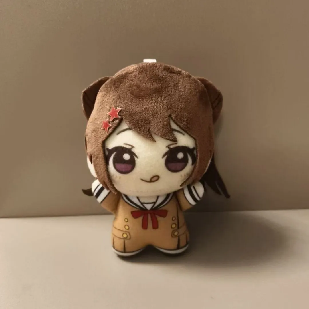 Boneca de Pelúcia Anime BanG Dream Toyama Kasumi, Pingente de 10cm, Colecionável para Fãs, Brinquedo de Pelúcia Kasumi Toyama, Presentes de Aniversário e Feriados