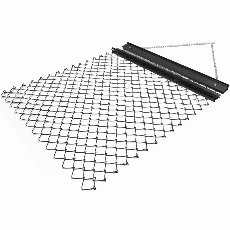 Lawn harrow Steel mesh tractor Heavy duty drag chain harrow Link mesh chain harrow plow