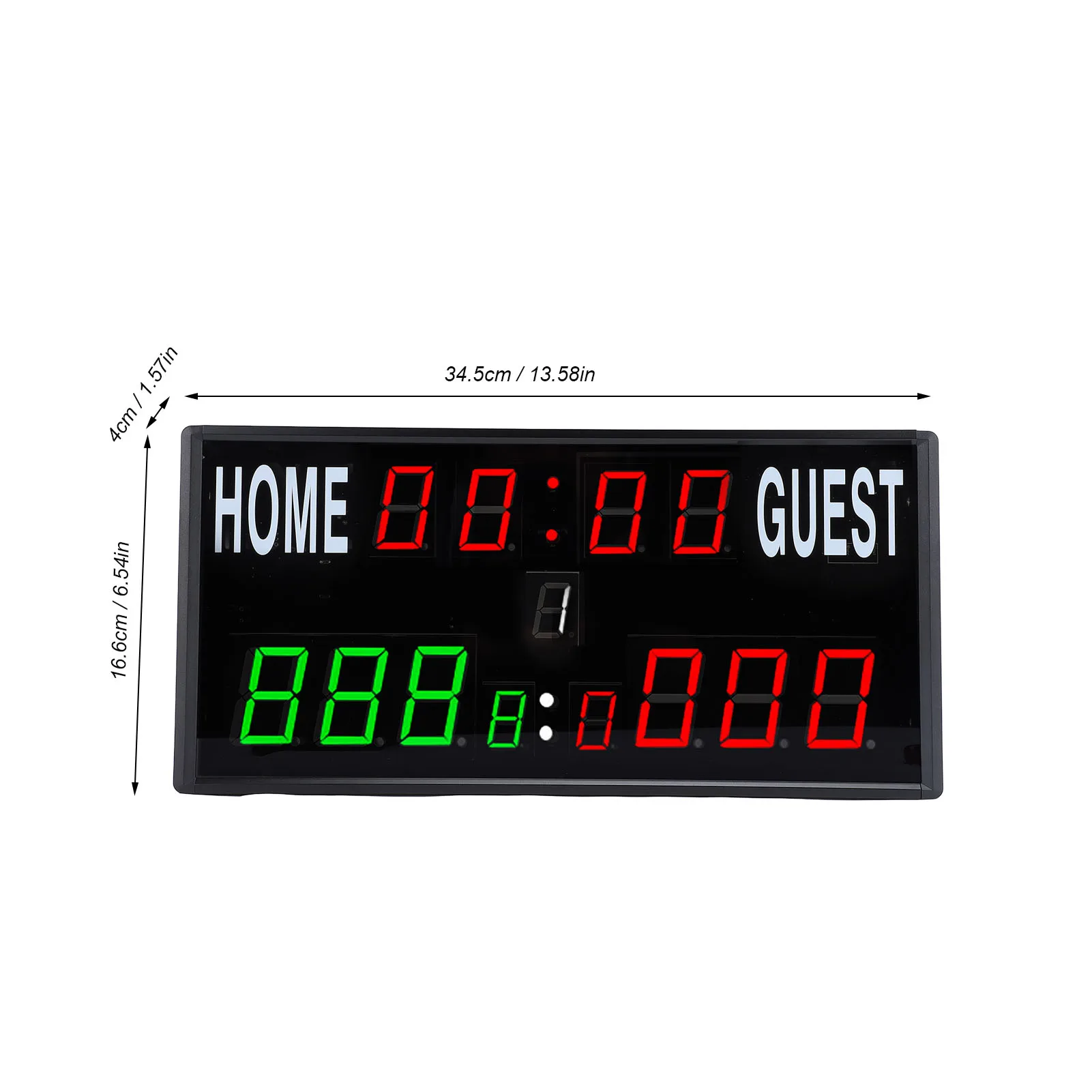 Electronic LED Scoreboard Multifunctional Countdown Match Time Display Electronic Scoreboard Remote Control for Competitions