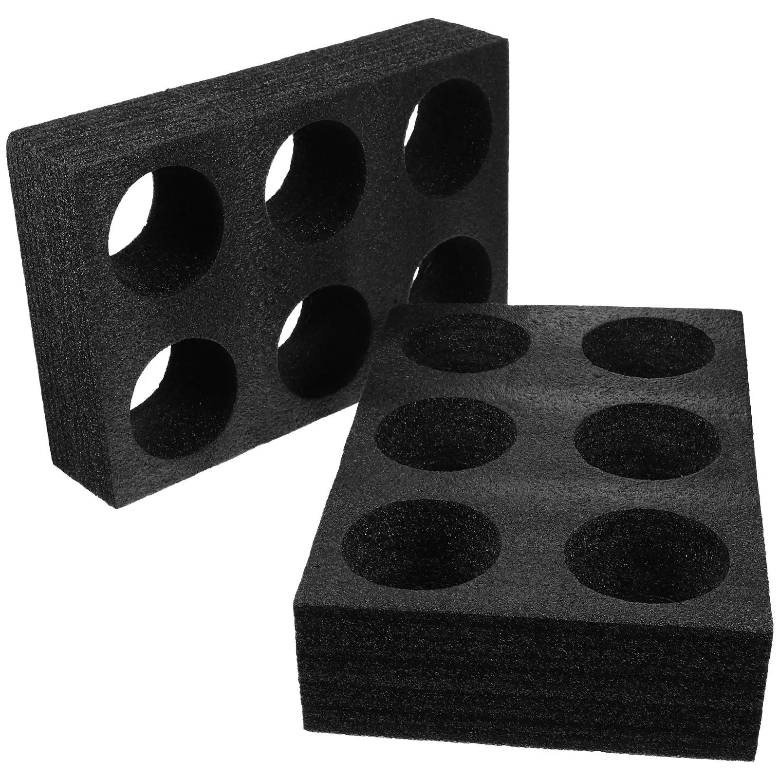

2pcs Cup Holder Tray Multi-hole Takeout Beverage Carrier Reusable Coffee Milk Tea Packing Stand Outdoor Cup Stand