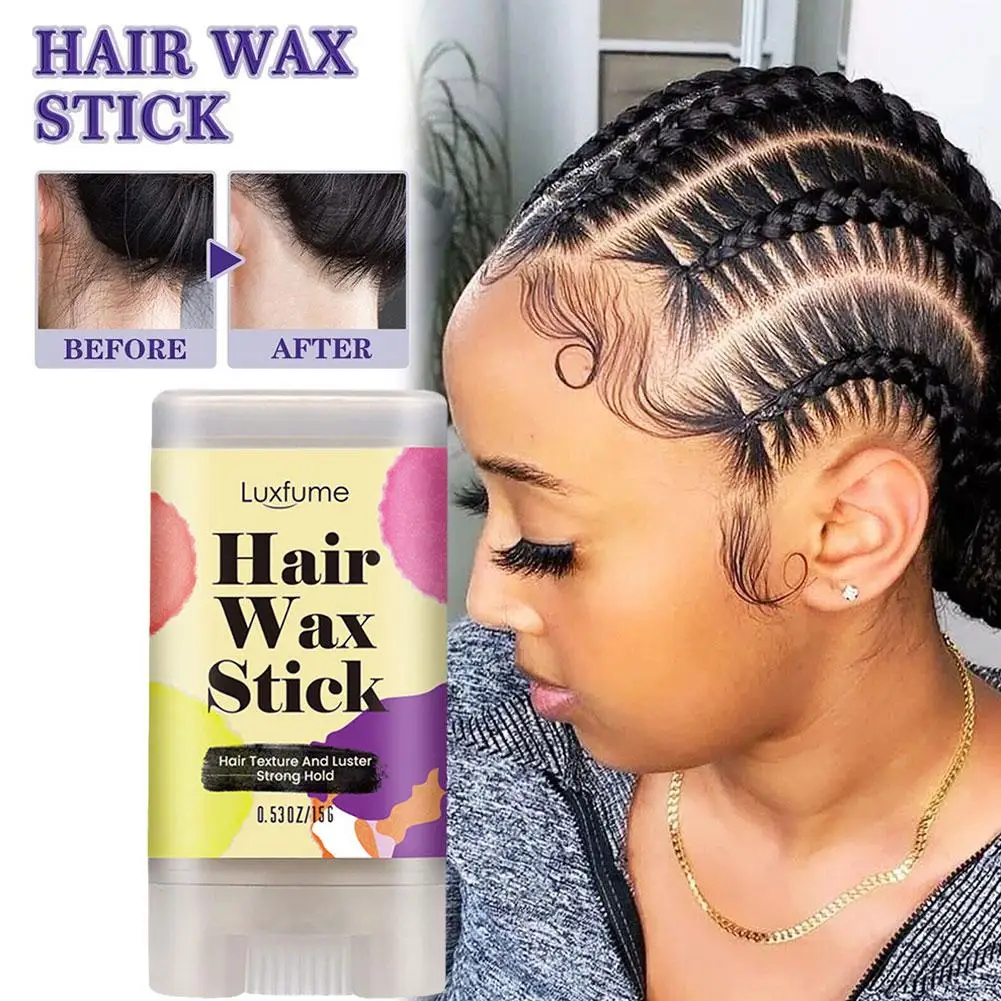 Non-greasy Broken Hair Artifact Stick Anti-frizz Broken Hair Finishing Cream Style For Men Women Hair Styling Hair Wax Stic H8a5