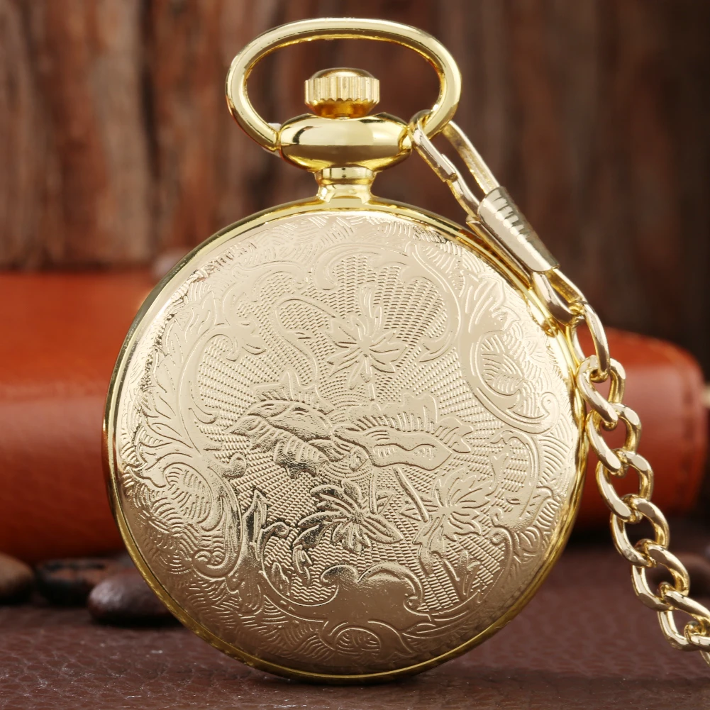 ريترو أنيق مضيئة الأرقام العربية مفتوحة الوجه الهاتفي كوارتز ساعة الجيب مع 30 سنتيمتر سلسلة الجيب خمر قلادة ساعة هدية #6