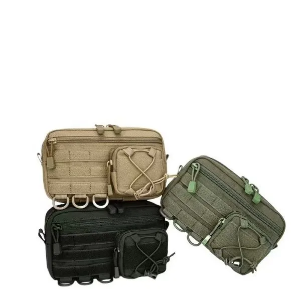 

Подсумок EDC 1000D Molle, органайзер, универсальный подсумок для инструментов EDC, горизонтальный модульный подсумок, поясная сумка для активного отдыха, охотничья поясная сумка EMT