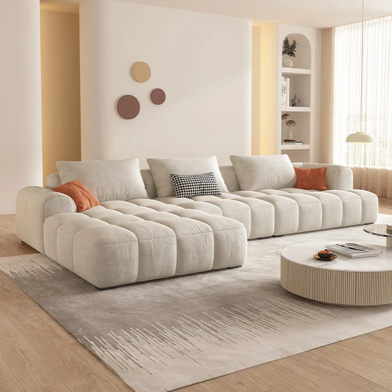 

Long Modern Living Room Sofas Interior Fashion Luxury Design European Living Room Sofas Comfortable Sillon Cama Trendy Furniture