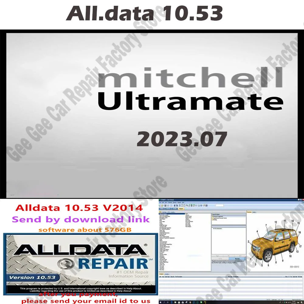 

Latest Alldata 10.53 obd2 scanner Software + Mitchel Ultramate 2023.07 COMPLETE ADVANCED ESTIMATING SYSTEM+ Patch for Unexpire