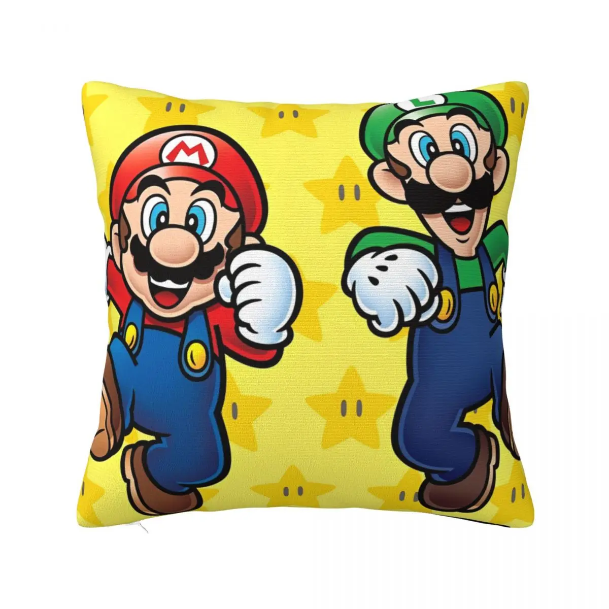 Cartoon M-Marioes-Bros Pillowcase Printed Polyester Cushion Cover Decor Pillow Case Cover Home Wholesale 40X40cm