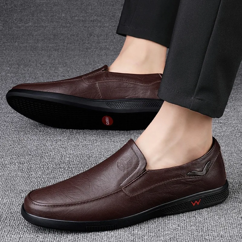 High Quality Men's business casual leather shoes breathable comfortable shoes popular classic dress shoes men Zapatos De Hombre
