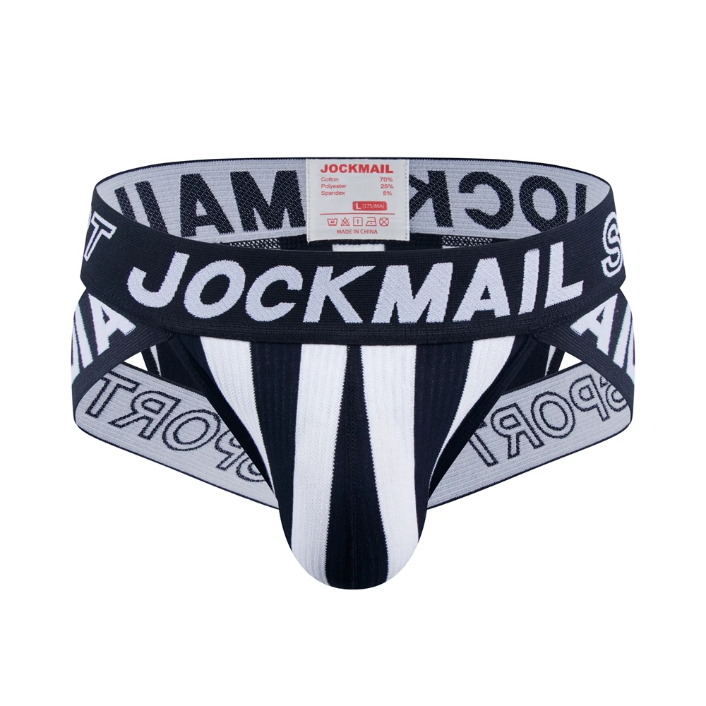 JOCKMAIL Men\'s Briefs Sexy Men Underwear Jockstrap Slip Homme Bikini Cueca Hombre Underpants Gay Panties Calzoncillos Breathable