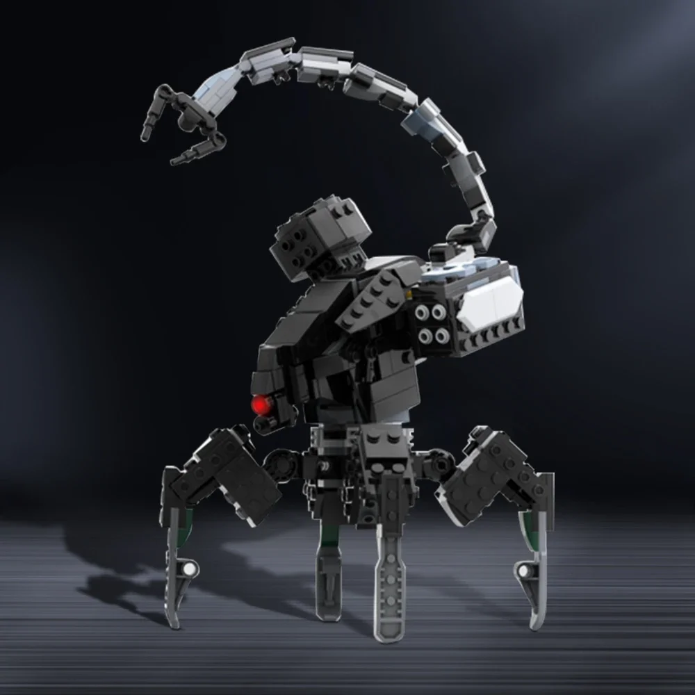 Gobricks MOC Horizoneds ゲームキャラクタービルディングブロックゼロドーンモデル電子ゲーム FAS-ACA3 スカラベモンスターレンガおもちゃギフト
