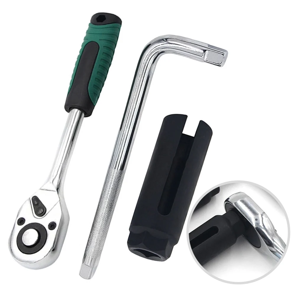 

2/1pcs 22mm Narrow Mouth Oxygen Sensor Sleeve Cxygen Sensing Drive Socket Wrench Tool Oxygen Sensor Removal Tool Car Repairing