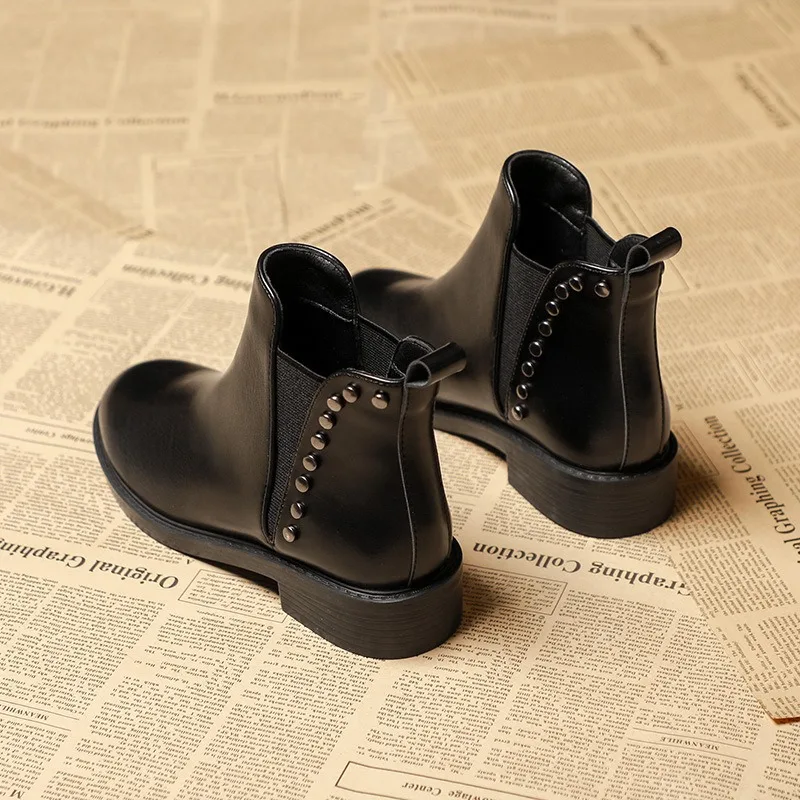 

New Women's Boots Designer Spring Ankle Boots Fashion Large Size Women's Shoes Waterproof Platform Boots High Heels Short Boot
