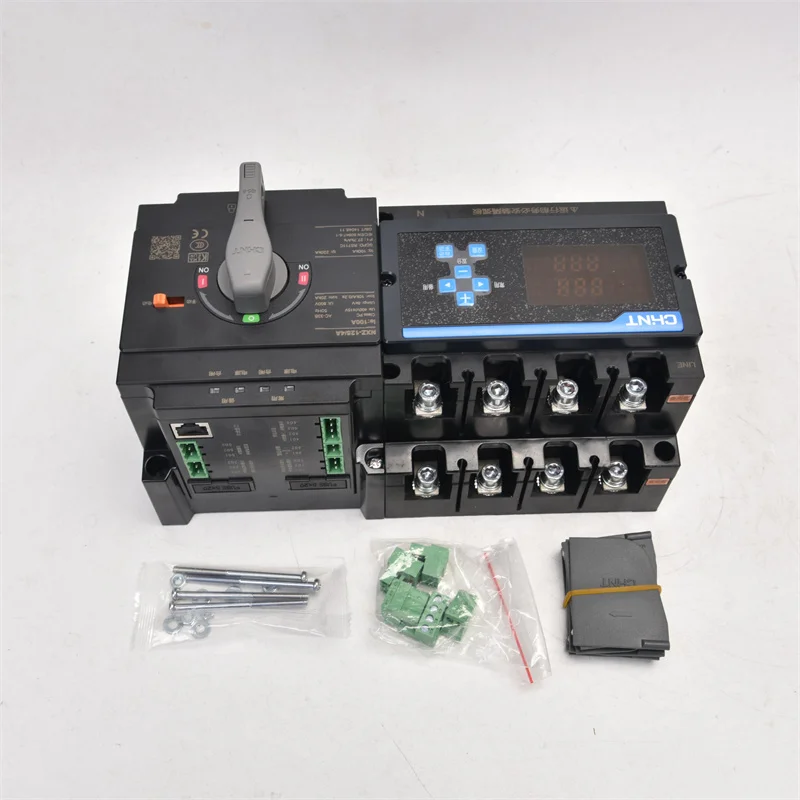 CHNT NXZ-125/4P 100A 250A 300A 4P ATS Dual Power Automatic Transfer Switch Single Three Phase