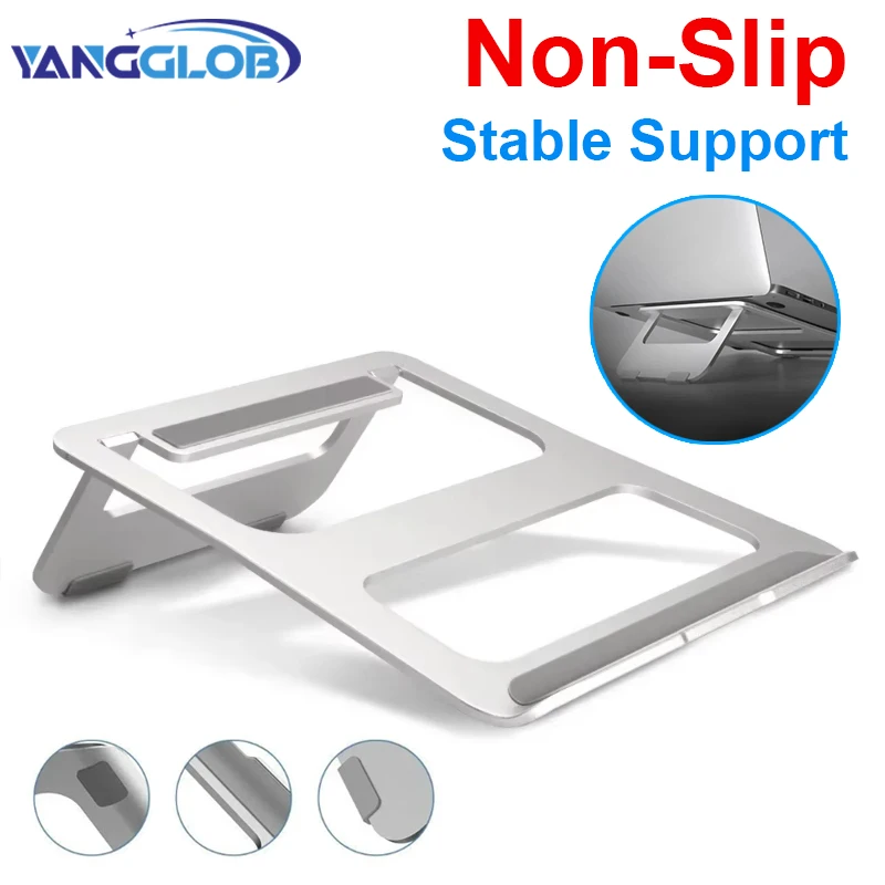 

Aluminum Alloy Tablet Holder For Macbook Laptop Stand Holder Accessories Raise Computer Desktop Heat Dissipation Anti Skid Stand